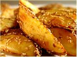 Spicy-Sesame Oven Fried Potatoes