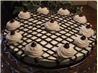 Mint Brownie Tart. Recipe by Chris from Kansas