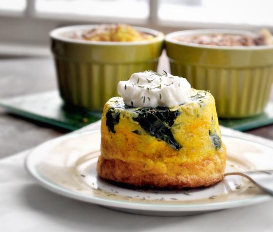 Easy Crustless Spinach Savoury Tart. Photo by Andi of Longmeadow Farm