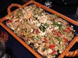 Basil Shrimp with Feta and Orzo. Photo by CIndytc