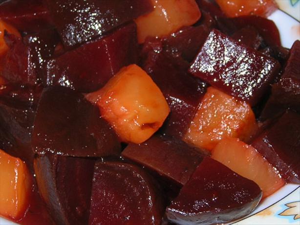 Sweet and Sour Pineapple Beets (Fat Free). Photo by justcallmetoni