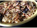 Linguine with Shrimp and Sun-Dried Tomatoes. Photo by Kaarin
