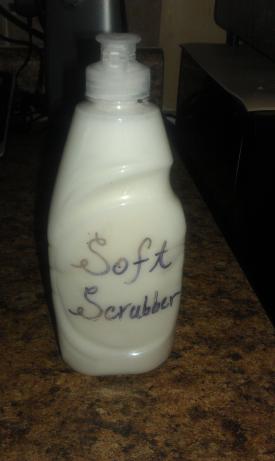 Earth Scrub (a green "soft scrub") all-purpose cleaner. Photo by Lidya