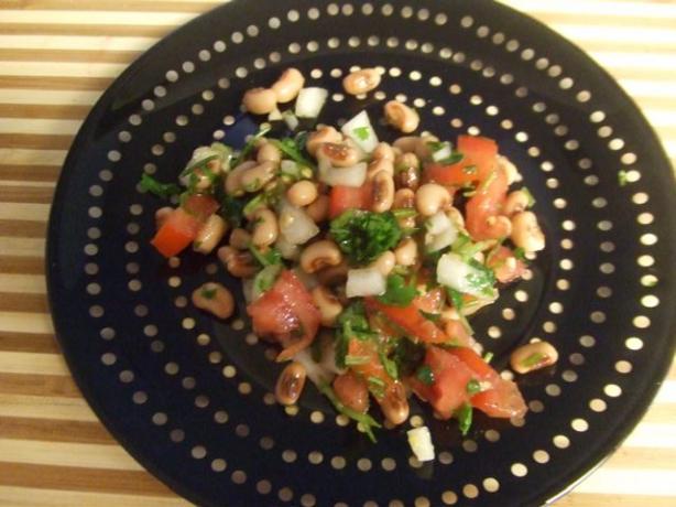 Lemony Black-Eyed Pea and Cilantro Salad. Photo by BayLeigh Ann