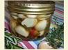Quick Pickled Garlic with Mediterranean Flavors. Recipe by evelyn/athens