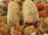 Shortcut Stuffed Chicken Rolls with Veggies. Recipe by Bergy