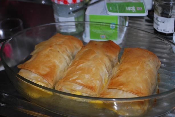 Greek Phyllo-Wrapped Chicken. Photo by believe.make.discover