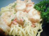 Quick Scampi with Cream Sauce