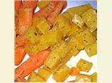 Lemon Glazed Carrots and Rutabagas