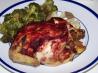 Stuffed Cornish Game Hens with Cranberry Glaze