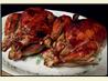 Stuffed Cornish Game Hens with Cranberry Glaze