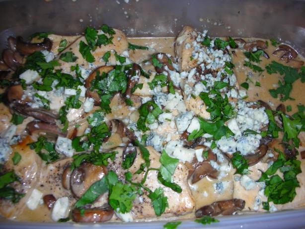 Mean Chef's Chicken With Marsala, Mushrooms and Gorgonzola. Photo by JackieOhNo!