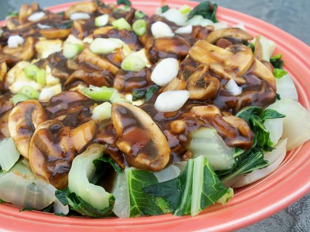 Baby Bok Choy With Mushrooms and Tofu. Photo by *Parsley*