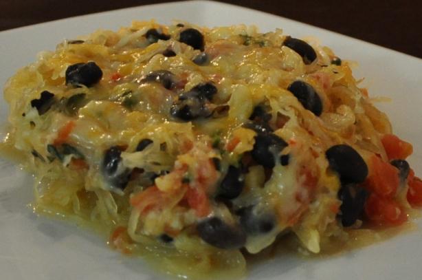 Southwest Spaghetti Squash. Photo by Greta!
