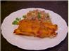 Chicken or Turkey Enchiladas with Sour Cream. Recipe by Barb Gertz