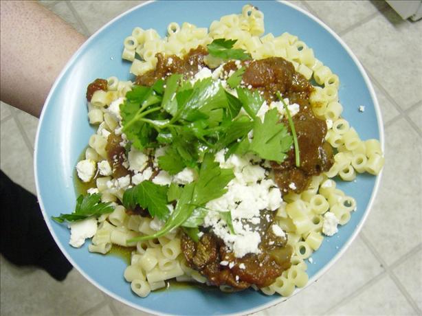 Beef and Eggplant Stew (Greek - Crock Pot Version). Photo by sugarNspice