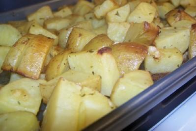 Roasted Honey Dijon Potatoes. Photo by lauralie41
