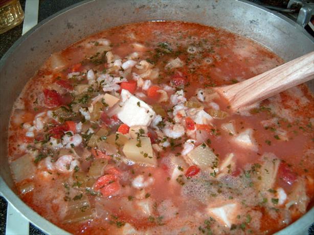 Manhattan-Style Clam Chowder. Photo by Mikekey