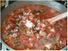 Manhattan-Style Clam Chowder. Recipe by Kittencalskitchen