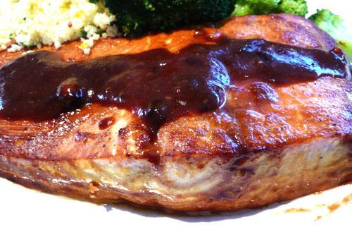 Lacquered Salmon. Photo by Mikekey
