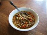 Brown Rice-Lentil Soup