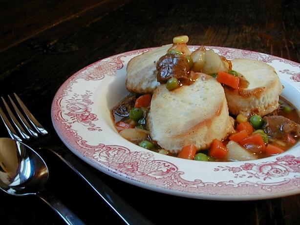 Biscuit Topped Steak Pie. Photo by ms_bold