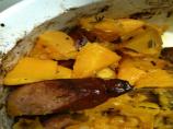 Herb-Roasted Butternut Squash and Sausages. Photo by Demandy