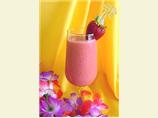 Non alcoholic strawberry colada