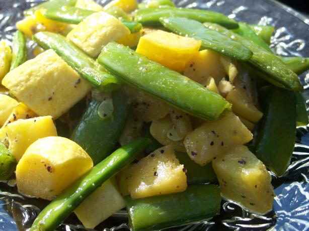 Yellow Squash and Snow Peas. Photo by Marsha D.