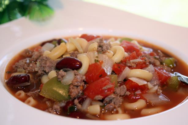 Beef, Bean and Tomato Soup. Photo by **Tinkerbell**