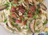 Italian Sausage and Vegetables with Gorgonzola Cream Sauce. Photo by MsPia