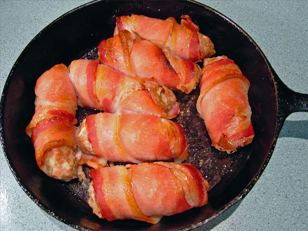 Dutch Slavinken With Milk Gravy  (Ground Pork Cylinders). Photo by JustJanS