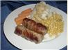 Dutch Slavinken With Milk Gravy  (Ground Pork Cylinders)