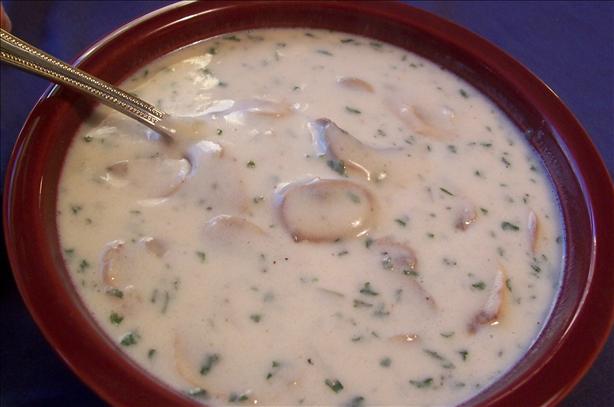 Crock Pot Cream of Mushroom Soup. Photo by *Parsley*