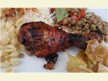 Grilled Chicken Legs With Pomegranate Molasses