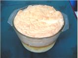 Fresh Orange Bread Pudding With Meringue Topping