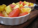 Warm Citrus Fruit with Brown Sugar