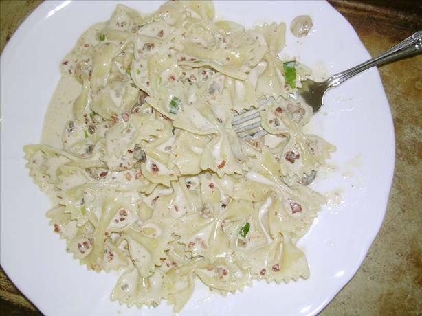 Creamy Pasta with Bacon. Photo by JenniferPT