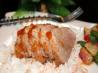 sweet glazed pork roast. Recipe by Kellie2