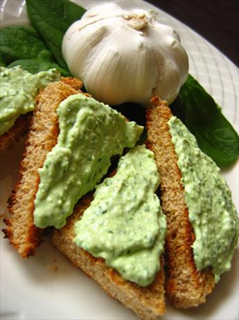 spinach feta and garlic spread. Photo by LUv 2 BaKE