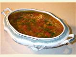 Rustic Lamb Soup from Florence (Minestra Dagnello)