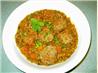 Spicy Lamb Meatballs and Lentils