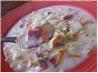 Creamy Cabbage & Ham Soup. Recipe by Denise in NH