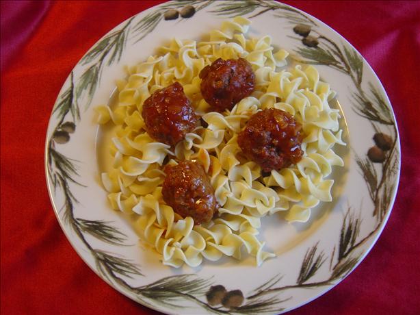Barbecued Meatballs. Photo by Pumpkie