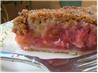 Strawberry Rhubarb Streusel Pie
