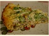 Salmon-Rice Pie. Photo by ClareVH