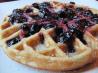 Tipsy Overnight Belgian Waffles. Recipe by HeatherFeather