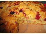 Raspberry-Marzipan Coffee Cake