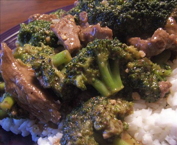 Stir Fried Beef and Broccoli in Oyster Sauce. Photo by *Parsley*