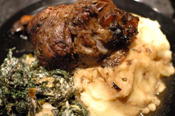 Braised Lamb Shanks. Photo by Sackville